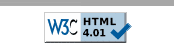 Valid HTML 4.01 Transitional